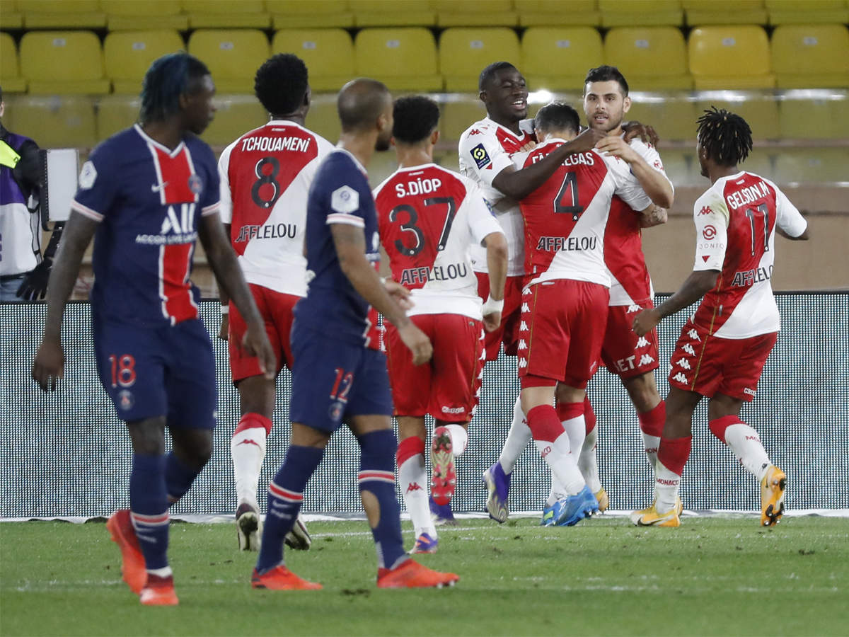 Psg Squander Two Goal Lead In Monaco Defeat