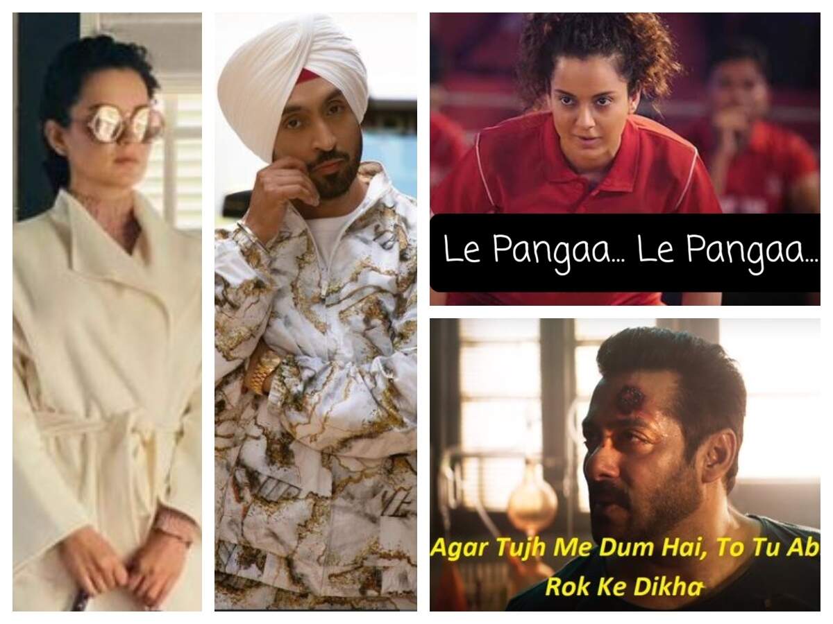 Diljit Dosanjh's war of words with Kangana Ranaut: Twitter erupts with hilarious Bollywood-inspired memes | Hindi Movie News - Times of India Diljit Dosanjh's war of words with Kangana Ranaut: Twitter erupts with hilarious Bollywood-inspired memes | Hindi Movie News - Times of India