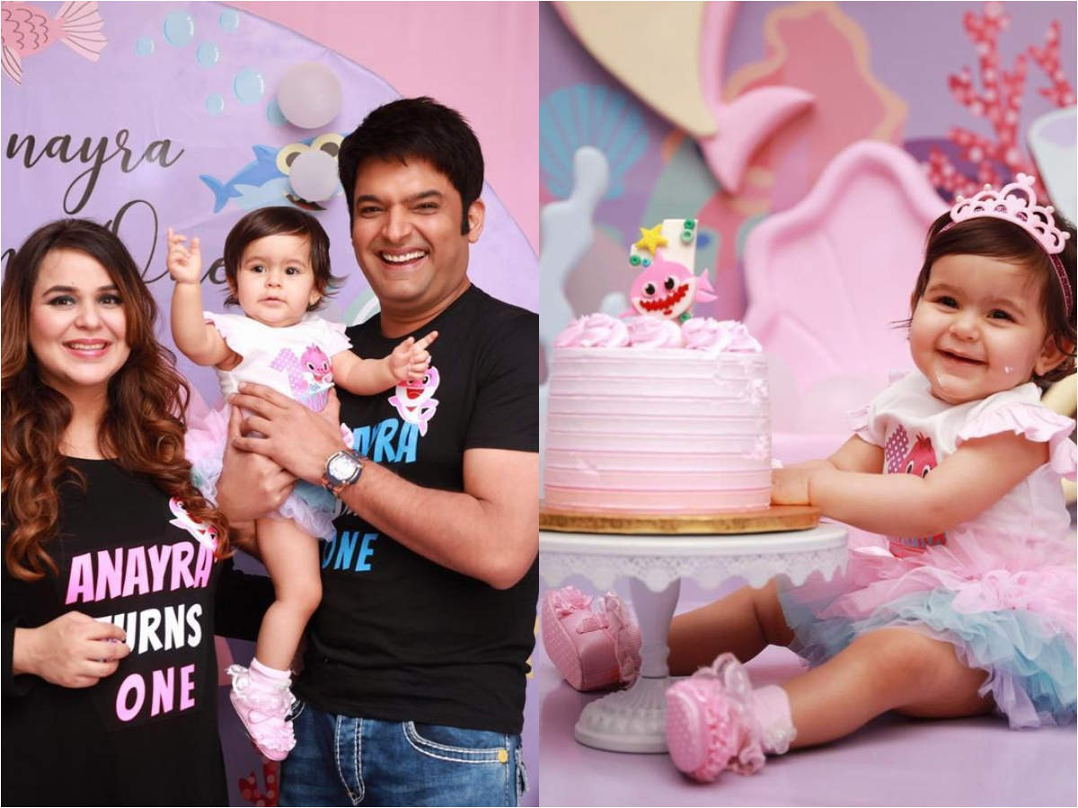 Kapil Sharma And Ginni Chathrath S Laado Anayra Turns One See Adorable Pics With Her Dadi And Parents Times Of India