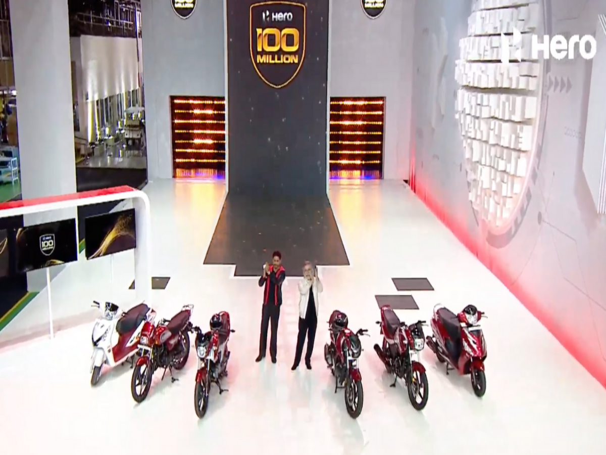 Hero Motocorp 100 Million Hero Motocorp Rolls Out 100 Millionth Motorcycle Unveils 6 Celebratory Editions Times Of India Hero Motocorp 100 Million Hero Motocorp Rolls Out 100 Millionth Motorcycle Unveils 6 Celebratory Editions Times Of India