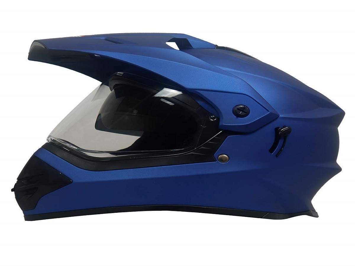 Blue road bike helmet hot sale