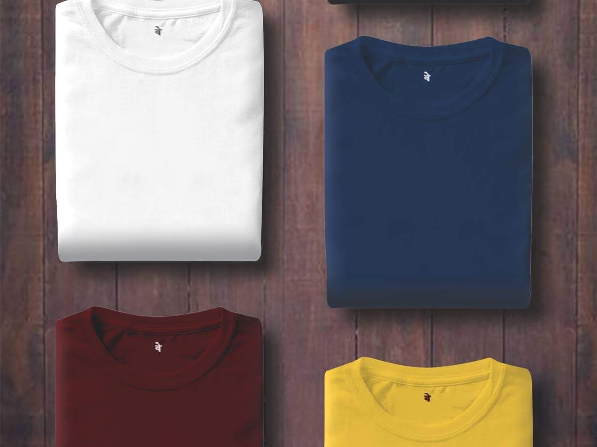 rent Dynamics gødning Cotton T Shirts for Summer: Comfortable cotton t-shirts for men for summer  dressing | - Times of India