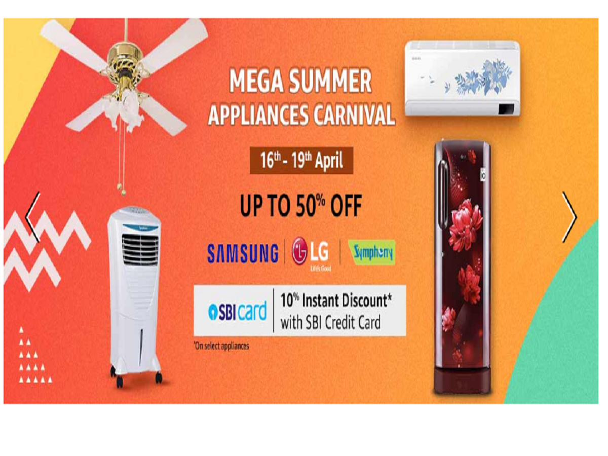 Amazon Summer Sale Up To 50 Off On Air Conditioners Air Coolers Refrigerators Fans Etc Most Searched Products Times Of India
