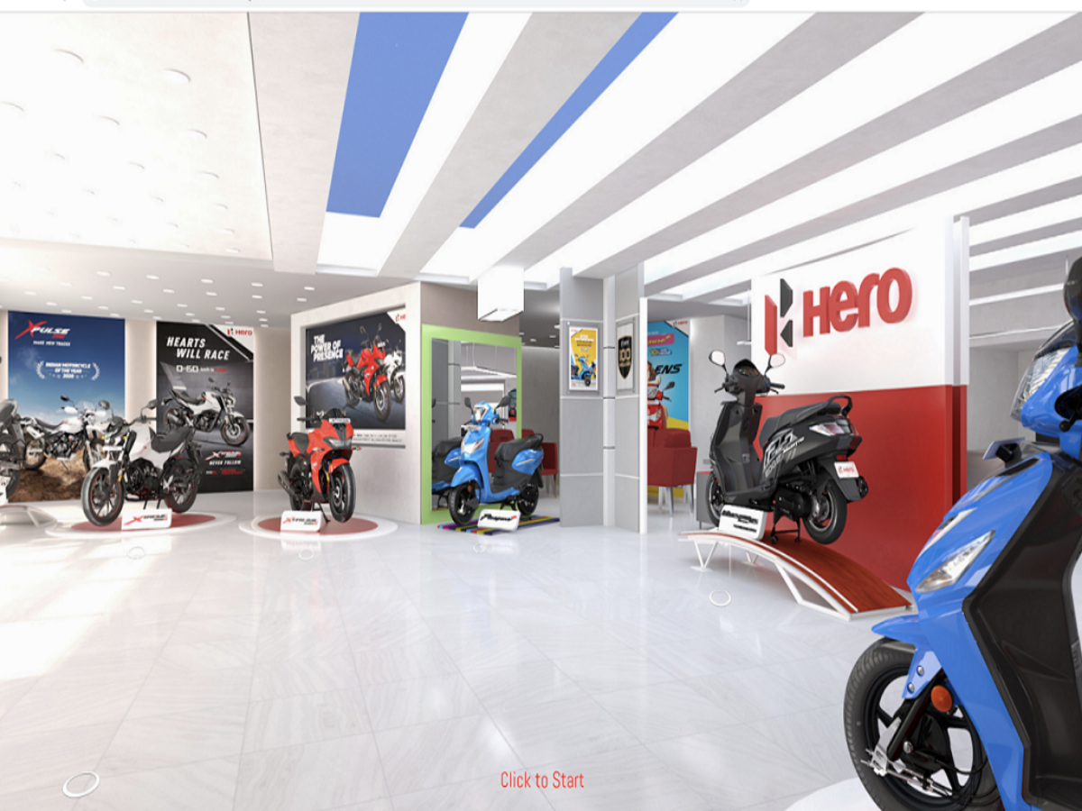 Hero Motocorp News Hero Motocorp Strengthens Digital Presence With Virtual Showroom Times Of India