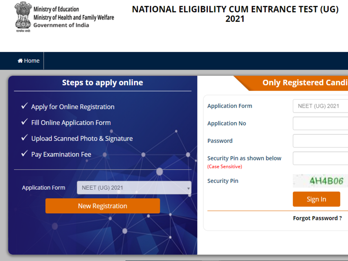 Neet 21 Application Form Neet Ug 21 Registration Begins Find Direct Link Fee How To Apply Here Times Of India Neet 21 Application Form Neet Ug 21 Registration Begins Find Direct Link Fee How To Apply Here Times Of India