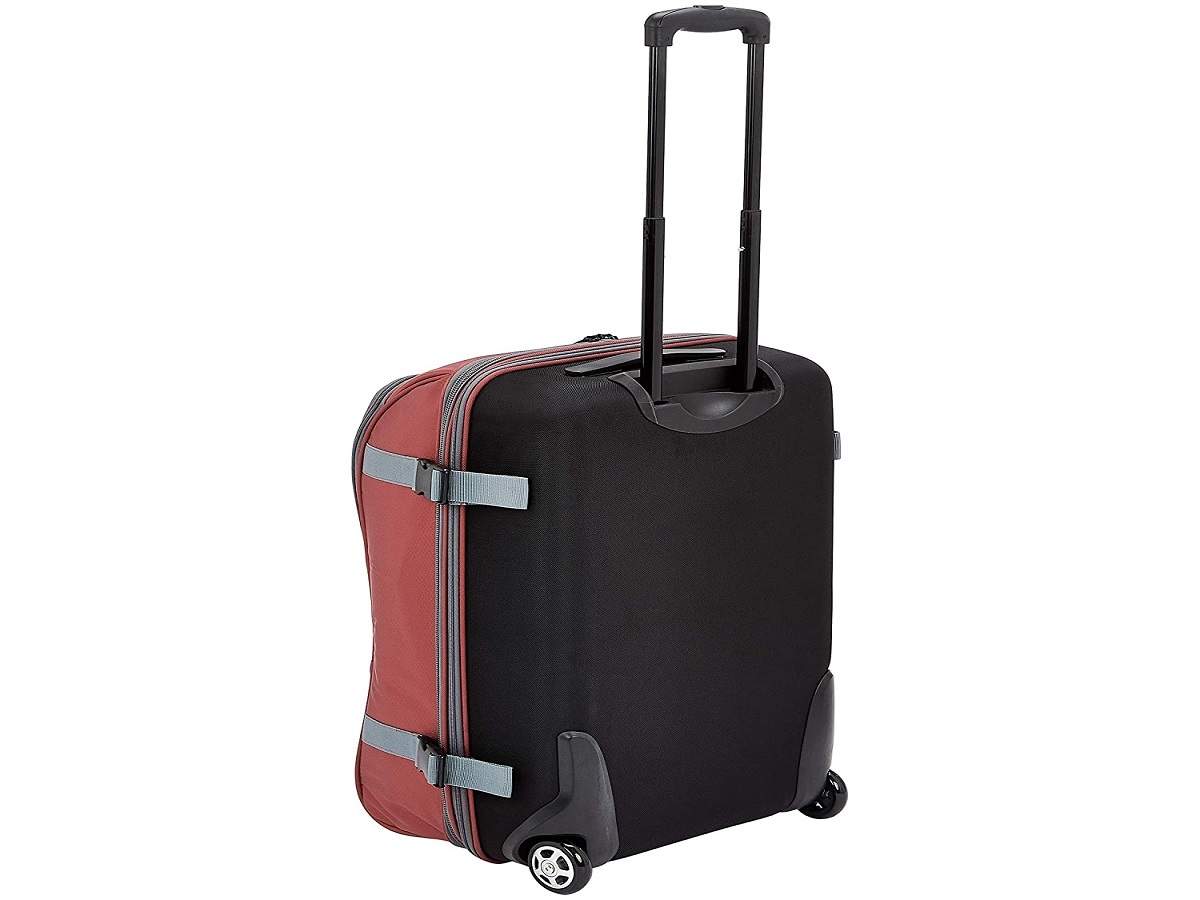 ZOZO Strolley Duffle Bag for Travelling  2 Wheel Duffle Luggage Bag  Purple