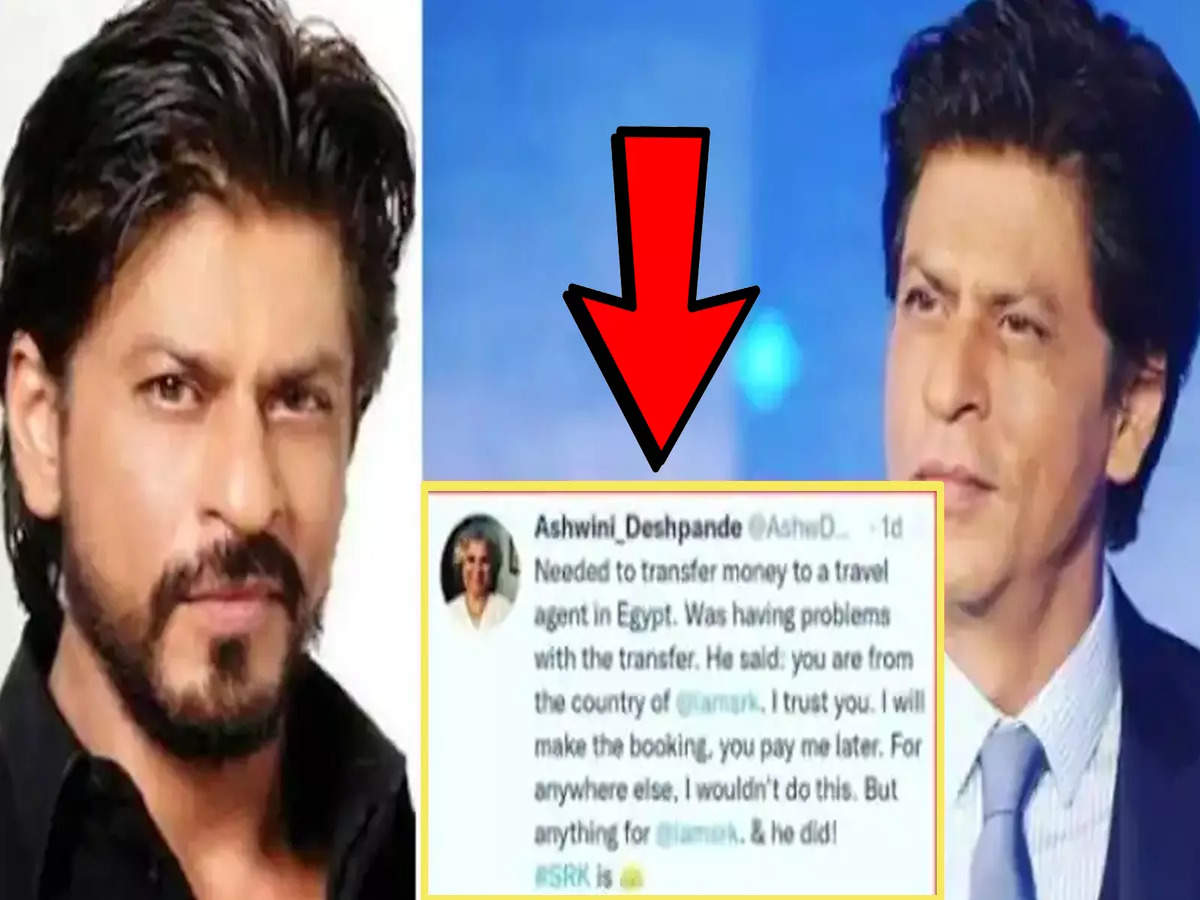 Shah Rukh Khan's fan in Egypt books travel tickets for an Indian ...