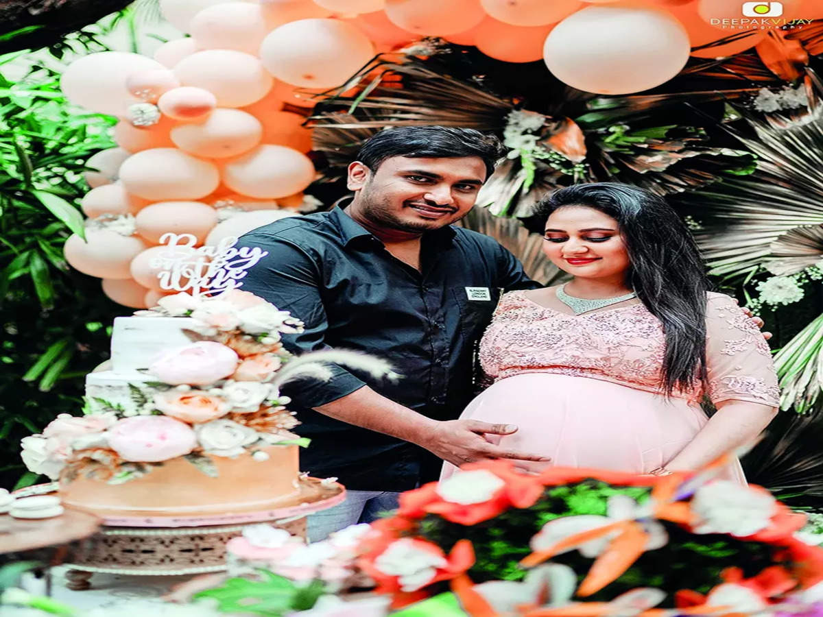 1200px x 900px - A bohemian-themed baby shower for Amulya | Kannada Movie News - Times of  India