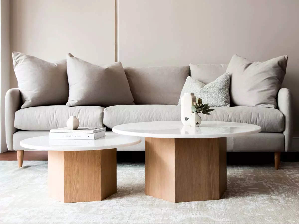 Vesta Wood Wooden Center Table for Living Room | Coffee Table - Shagun Arts