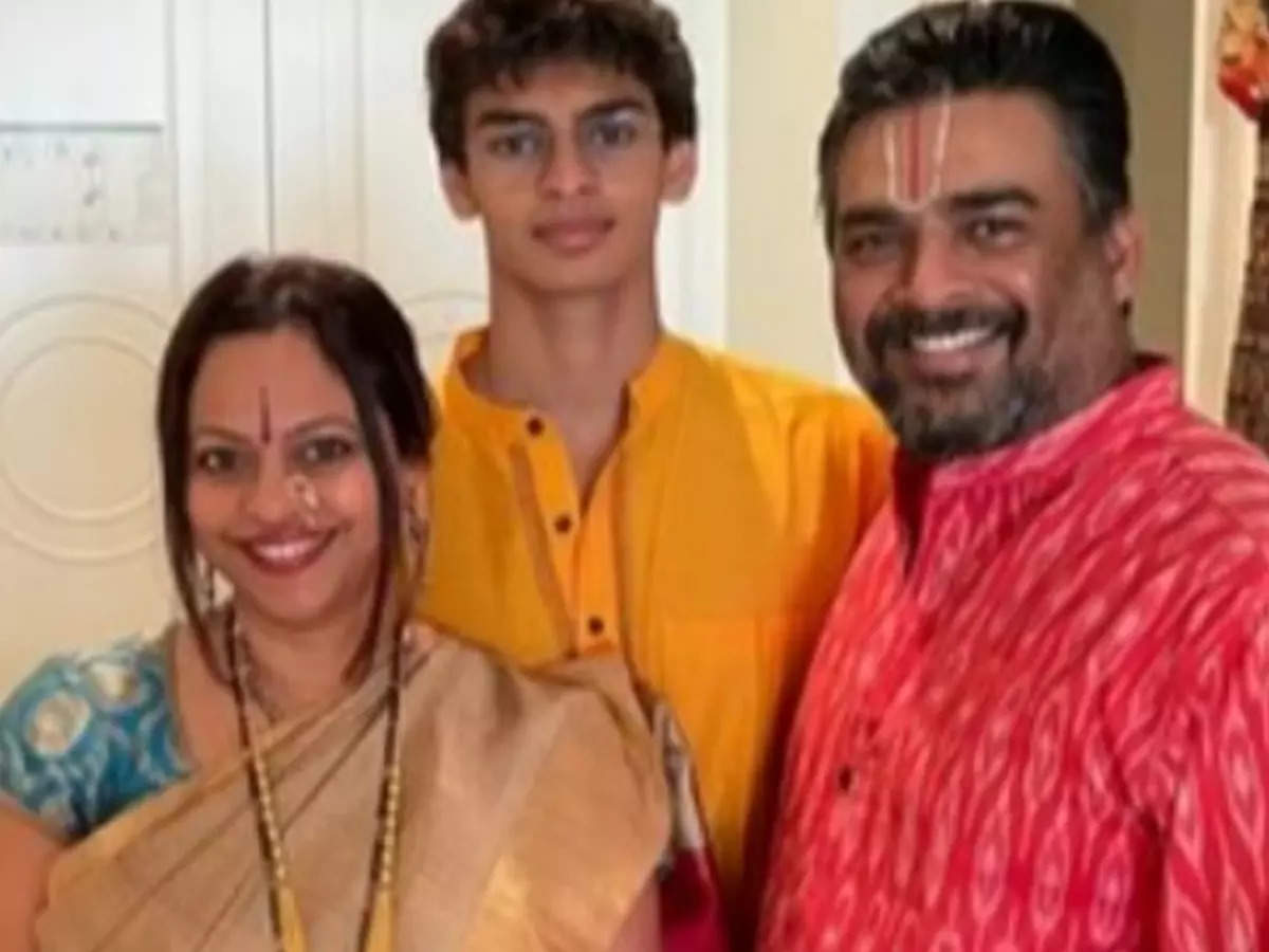 R Madhavan is 'Overwhelmed and humbled' as on Vedaant bags a Gold medal at the Danish Open swimming meet | Hindi Movie News - Times of India