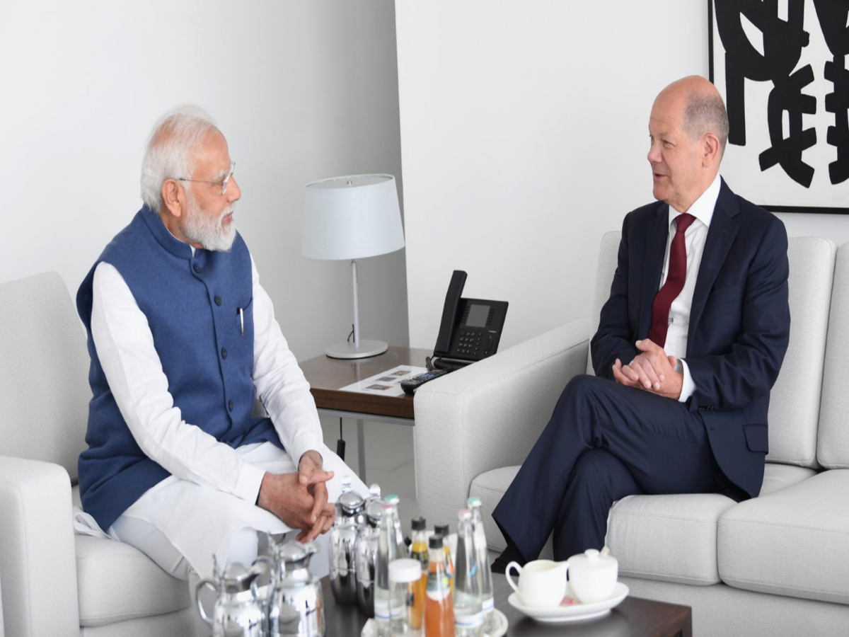 scholz: PM Modi holds bilateral talks with German Chancellor Olaf Scholz |  India News - Times of India