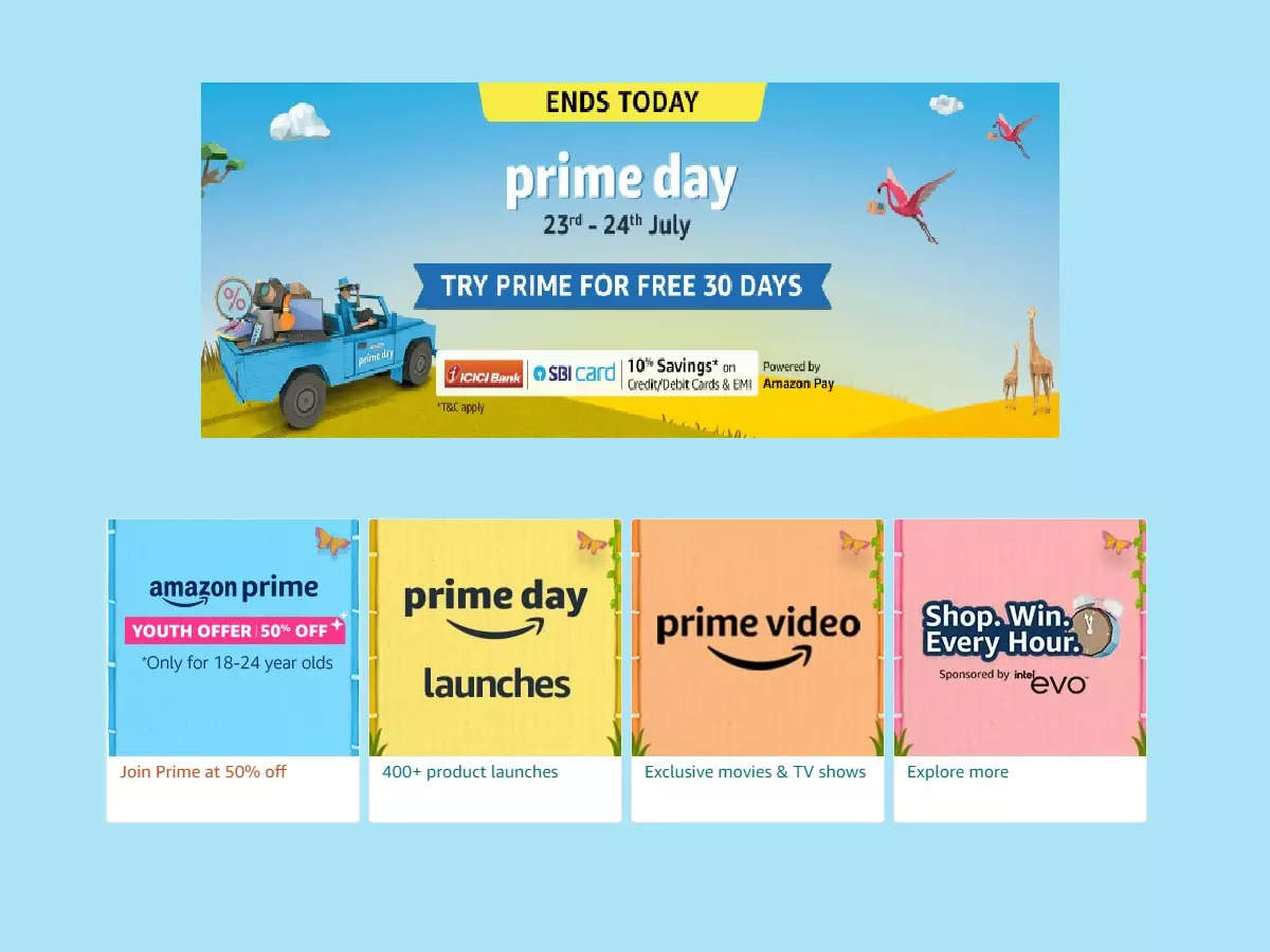Prime Day Sale Last Day: Handpicked deals across electronics,  fashion, beauty, smartphones & more - Times of India