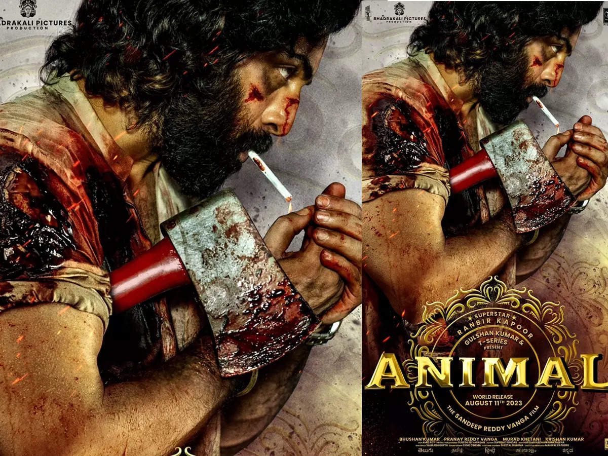 Animal first look: Armed with an axe, Ranbir Kapoor looks deadly in Sandeep  Reddy Vanga's film | Hindi Movie News - Times of India
