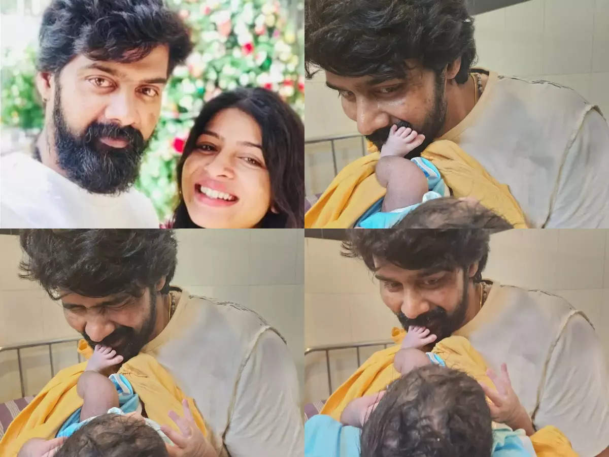 A magnificent moment: Actor Naveen Chandra blessed with a baby boy, shares  first pics | Telugu Movie News - Times of India