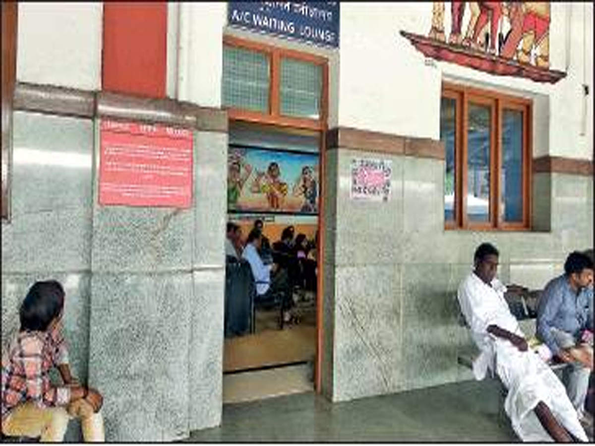 Defunct Acs In Railway Station Waiting Room In Bengaluru