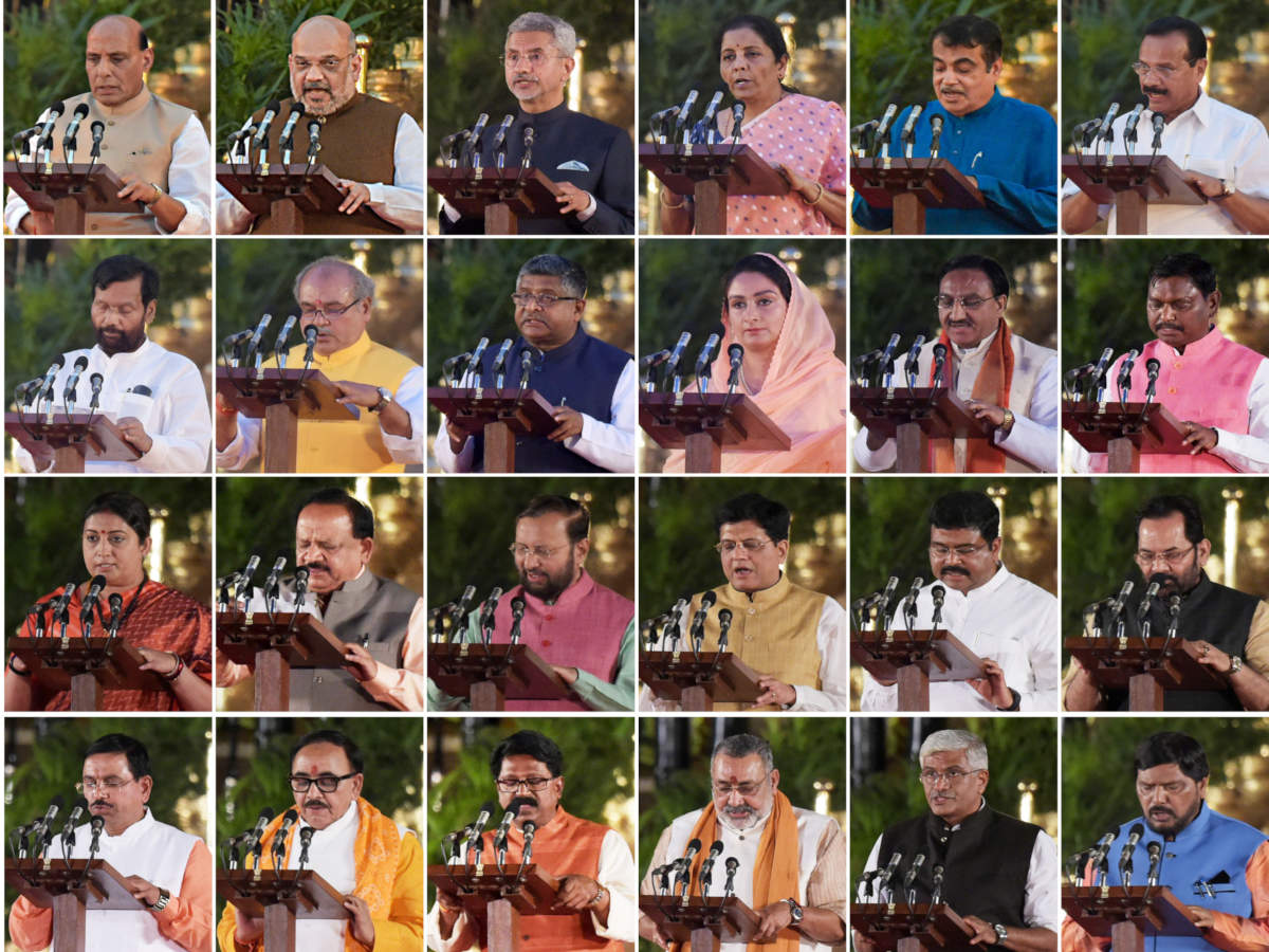 Cabinet Ministers Of India 2019 Full List Of Union Ministers With