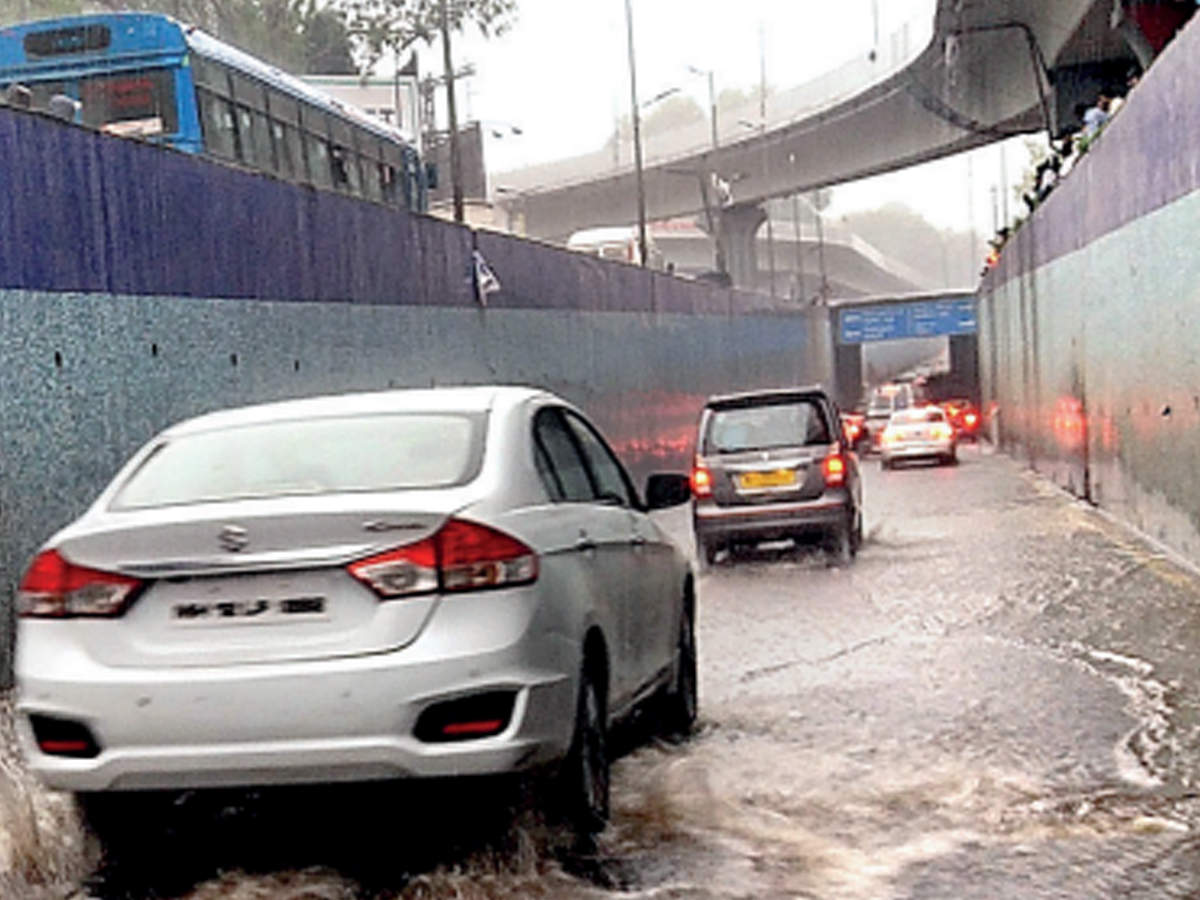 Citizens Wade Through Water Traffic Crawls In Pune Pune News