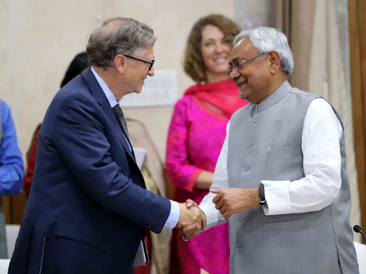 Bill Gates meets Bihar CM Nitish Kumar, both reiterate their ...