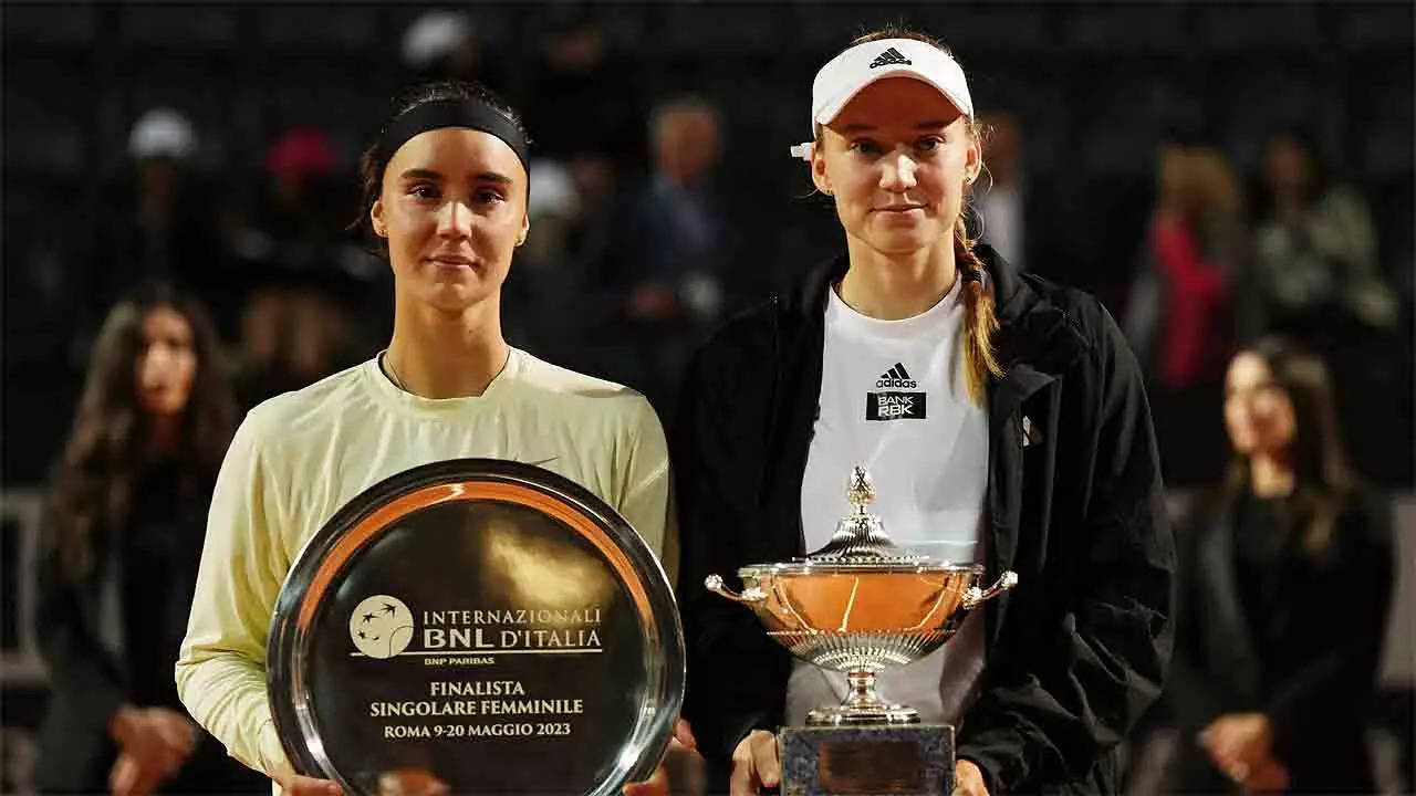 Tennis: Elena Rybakina wins Italian Open, beating Anhelina Kalinina in Rome  WTA final