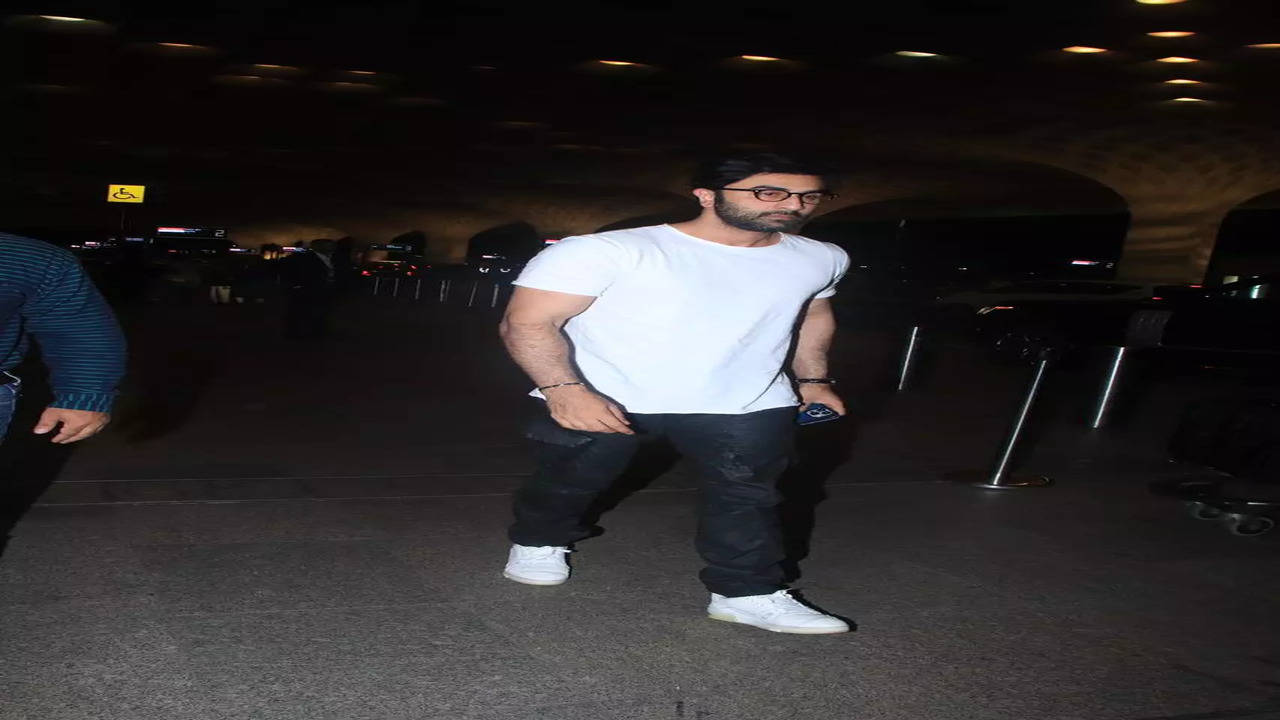 Ranbir Kapoor Dons His Favourite All-Black Look For A Surprise