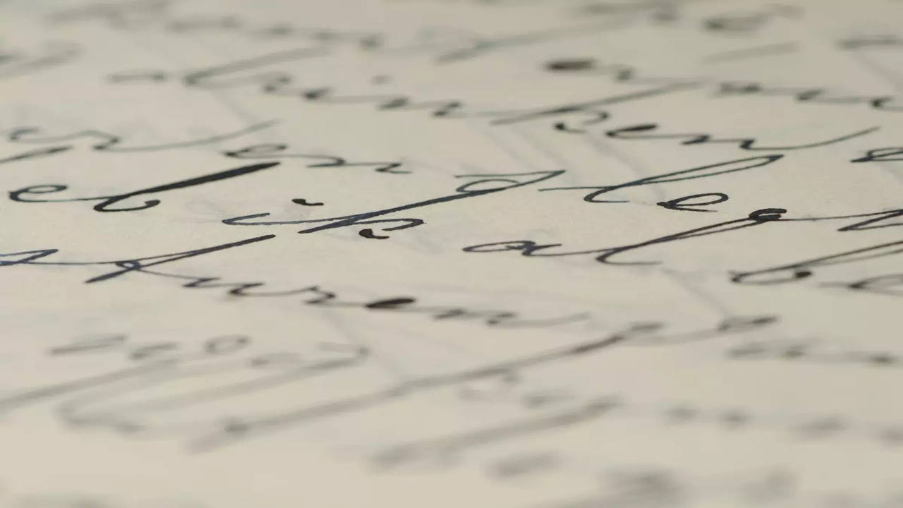 Story Behind My Handwriting — Those With Words