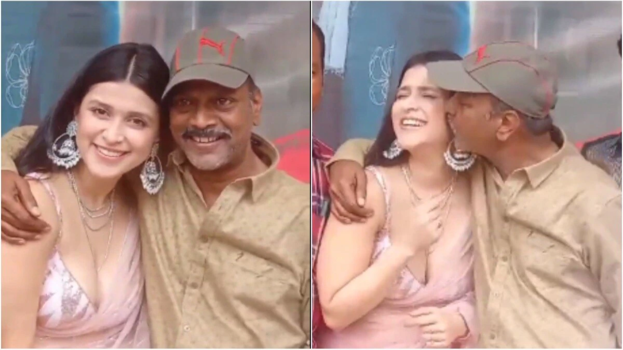 AS Ravikumar : Director AS Ravikumar clarifies why he kissed his actress Mannara  Chopra in the press meet! | - Times of India