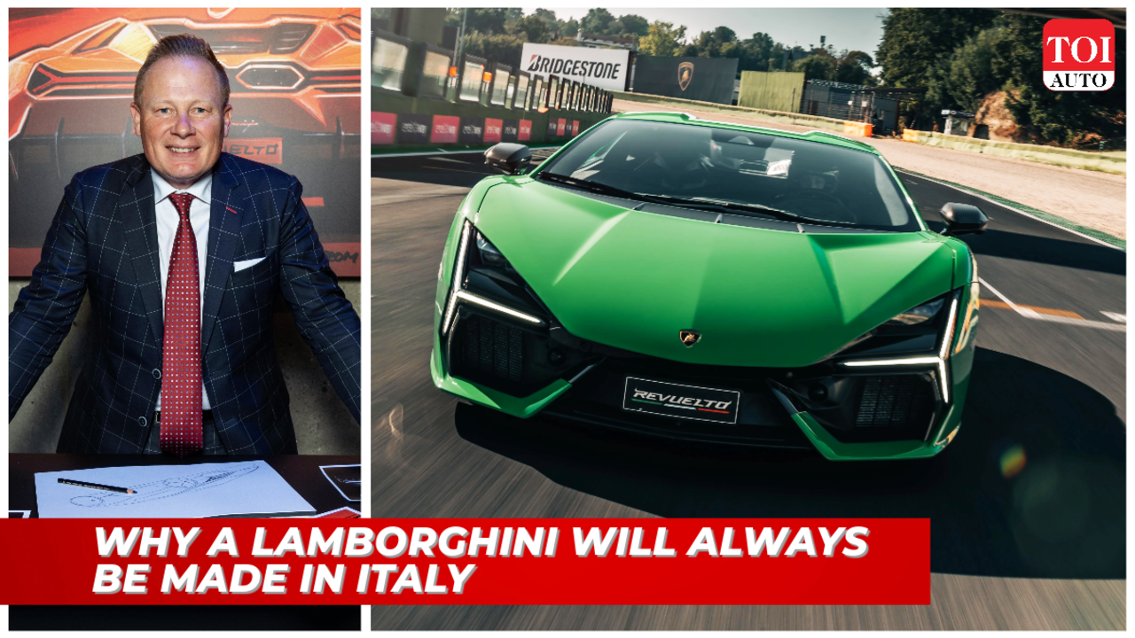 A Lamborghini will always be Italian and not market driven - Times of India