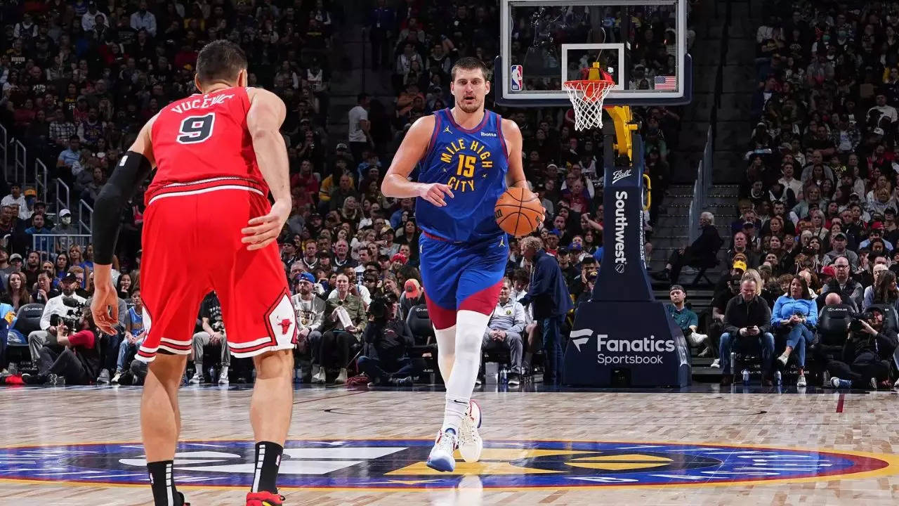 NBA: Denver Nuggets beat Chicago Bulls with strong performance by Nikola  Jokic | NBA News - Times of India