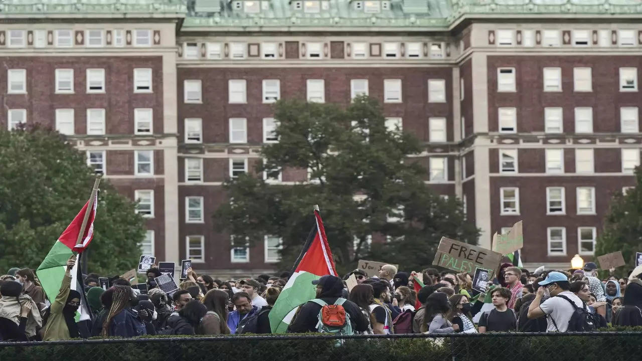 Columbia suspends anti-Israel student groups for 'threatening rhetoric and  intimidation