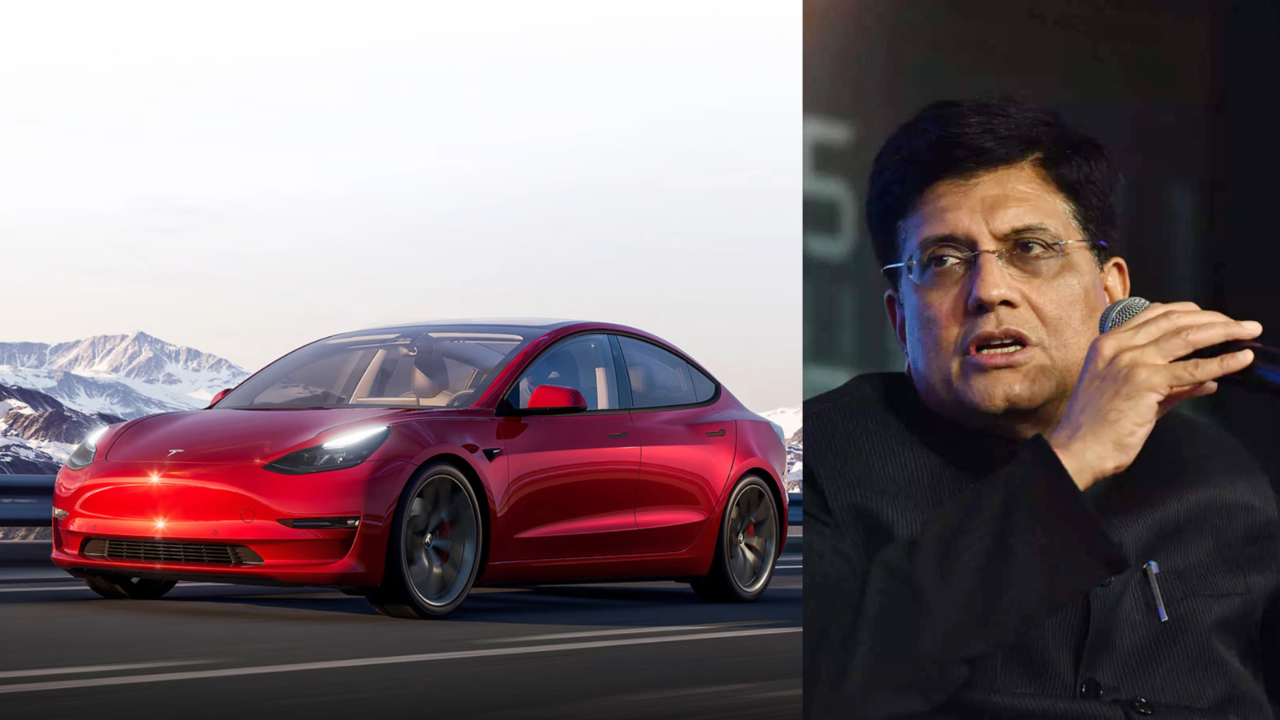 Tesla: Piyush Goyal visits Tesla factory in US, applauds growing importance  on Indian auto components - Times of India