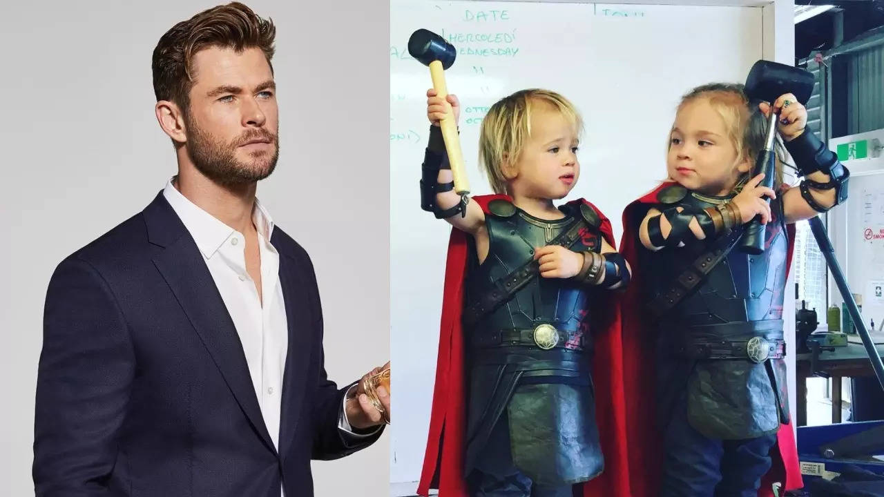 Chris Hemsworth Shares Photo of Daughter on Thor Set