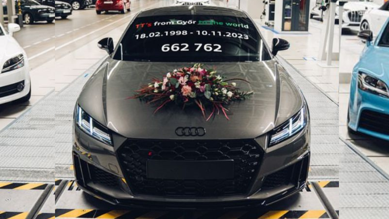 Audi ends an era as the last Audi TT rolls off the production line - Times  of India