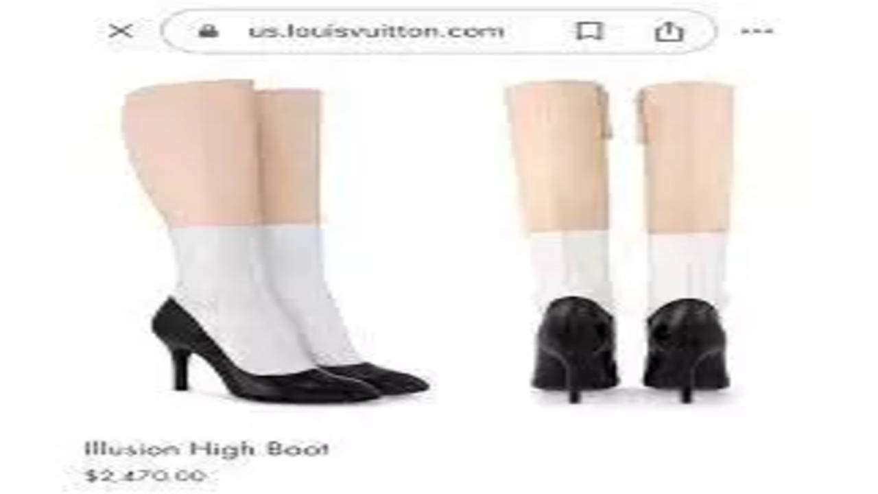 Louis Vuitton Illusion Boots Runway