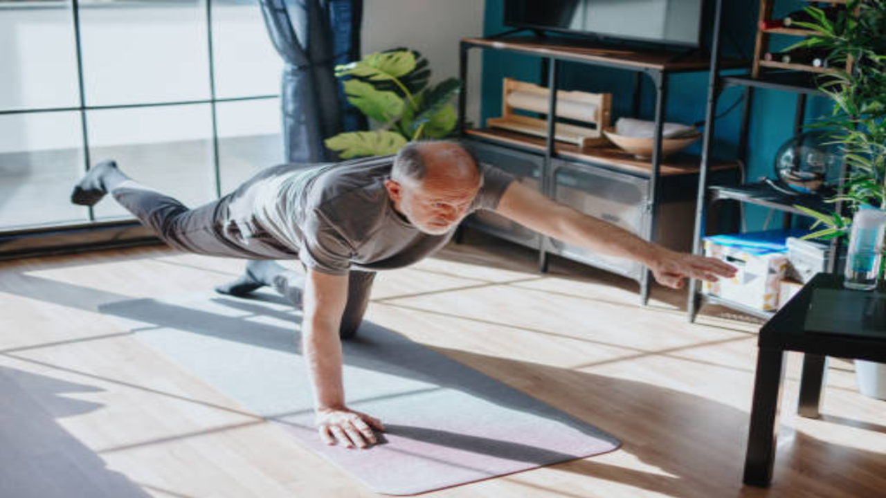 10 yoga asanas for older people to promote balance and mobility