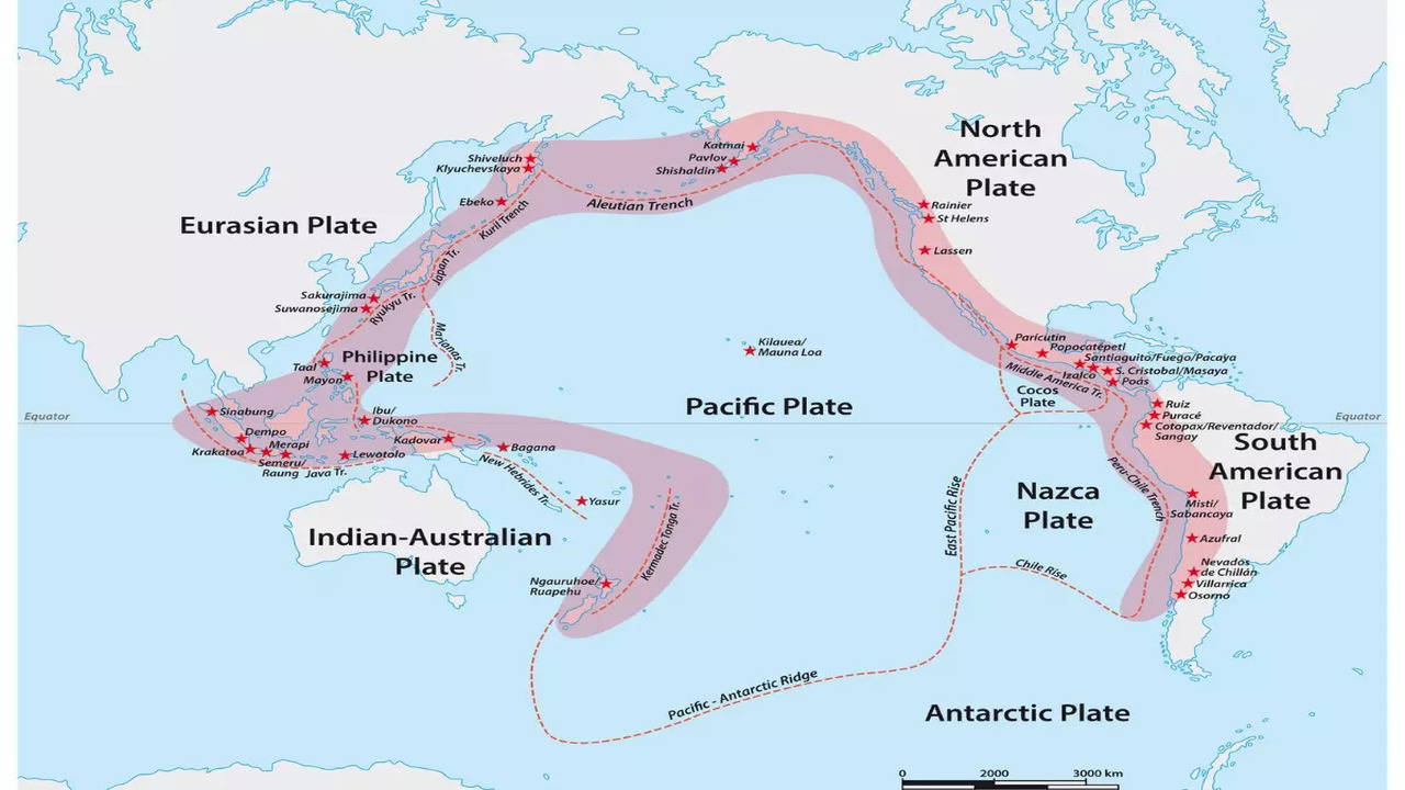 Ring of Fire tsunamis, volcanoes and quakes are Biblical sign of END OF  DAYS, claims Rabbi - Daily Star