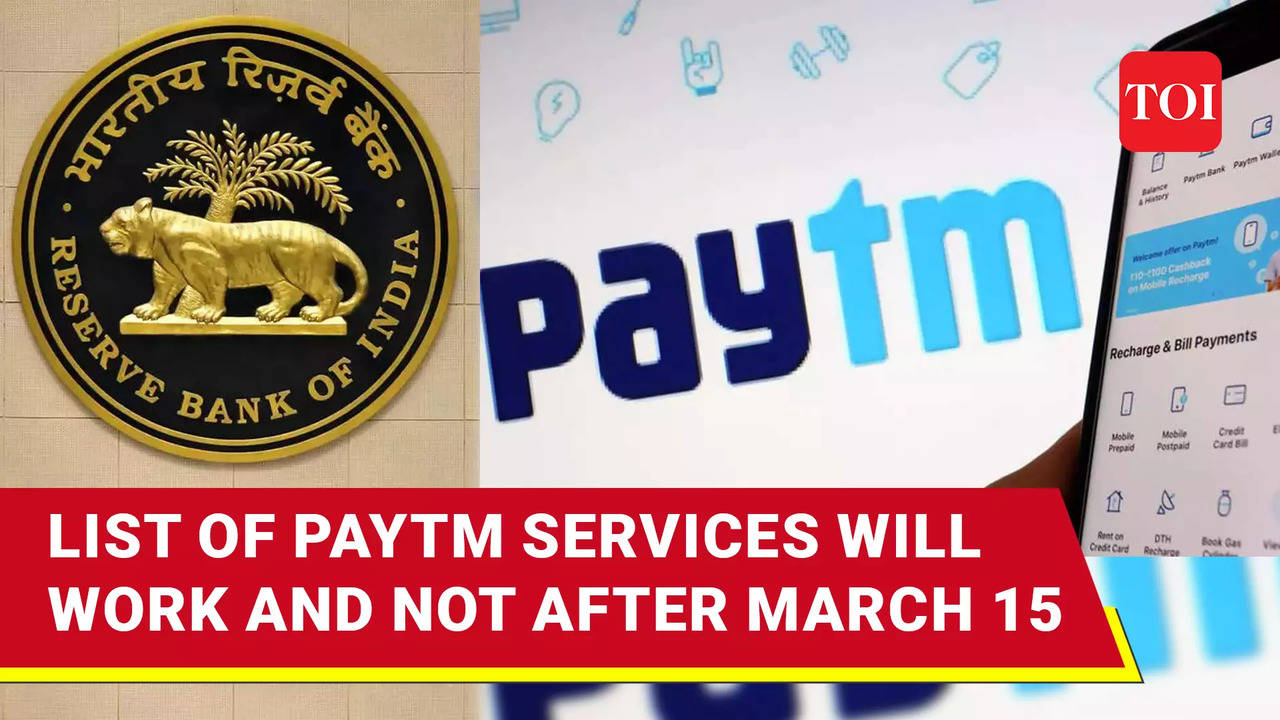 No top-up or transfer of money to Paytm Payments Bank accounts after March  15: What RBI's new FAQs say