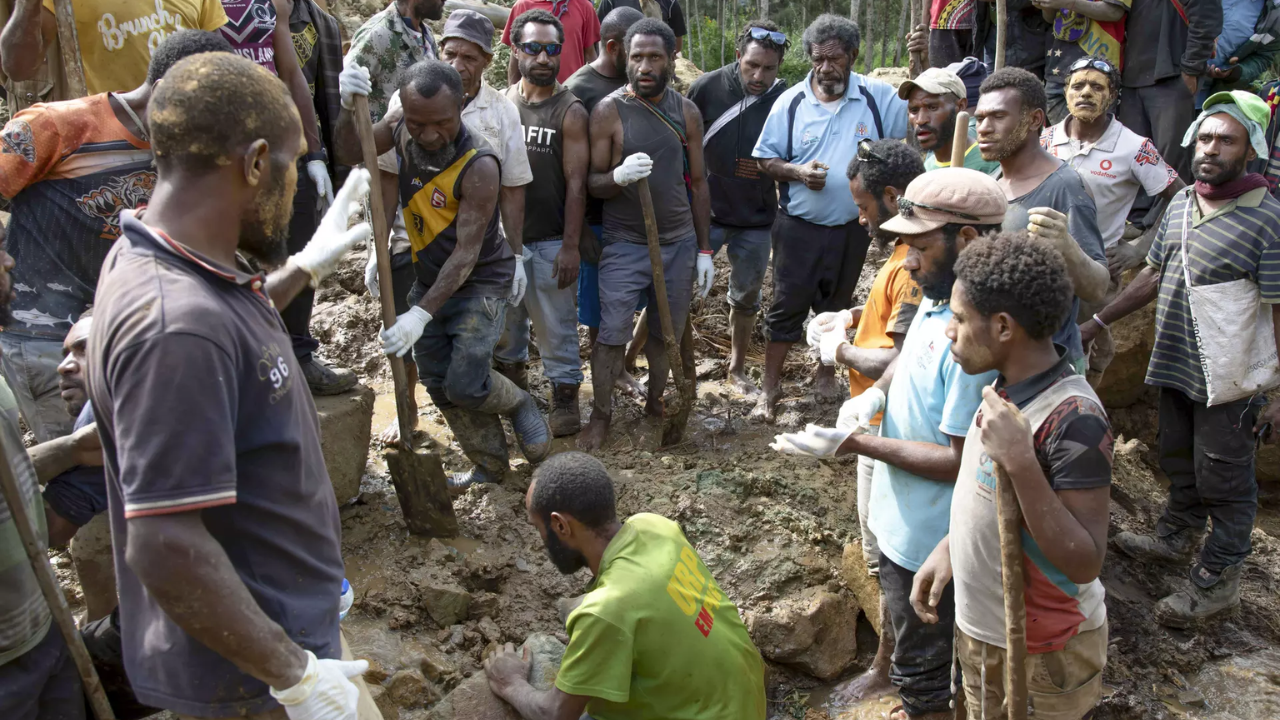 Papua New Guinea evacuating thousands under threat of new landslide - Times  of India