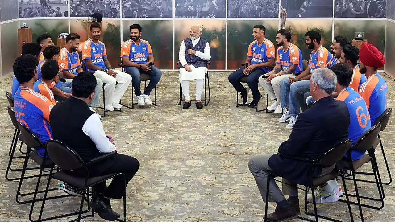 PM Modi Hosts Triumphant Indian Cricket Team, Celebrates T20 World Cup Victory