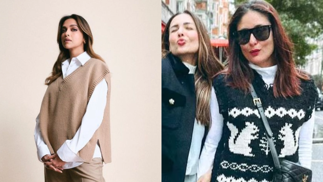 Deepika Padukone to Kareena Kapoor Khan: 5 times Bollywood actresses aced  the sweater vest trend