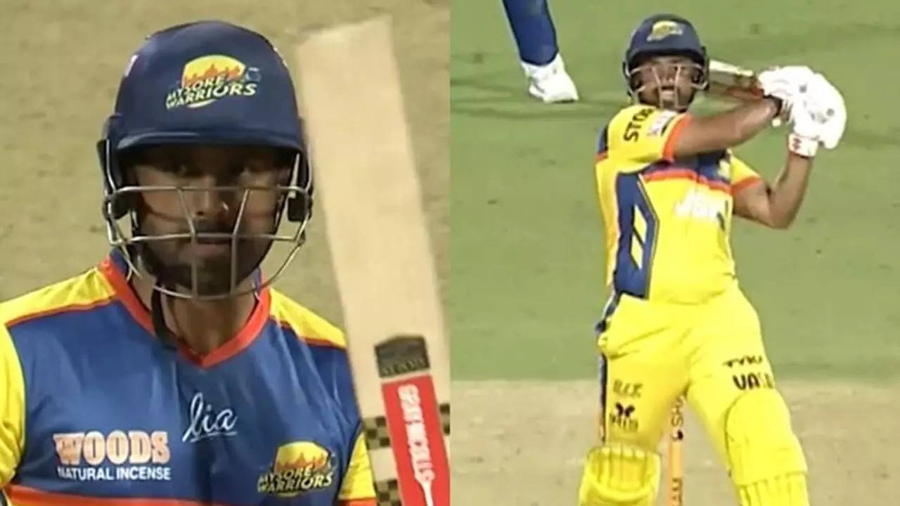 Karun Nair Blasts Unstoppable 124 in Maharaja Trophy T20