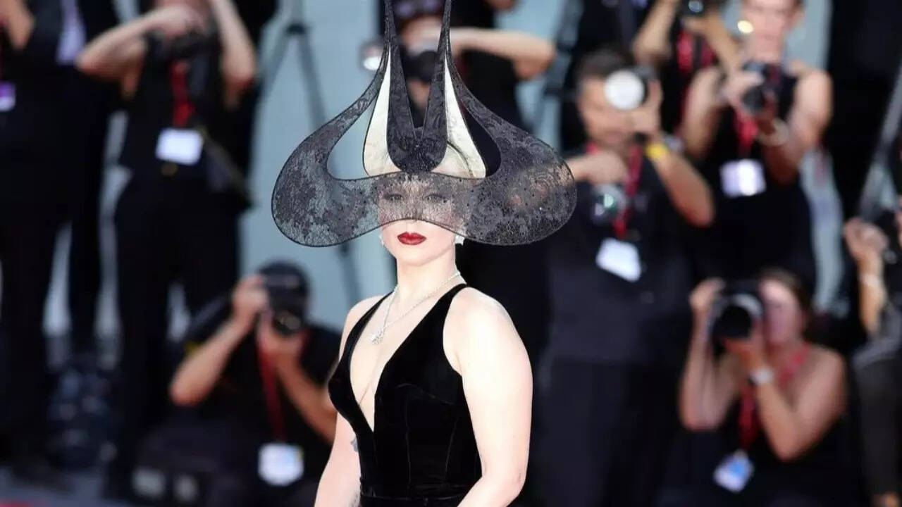 lady gaga cannes dress Lady Gaga Wears Epic Alexander McQueen Ensemble to 'A Star Is Born'  Premiere in London
