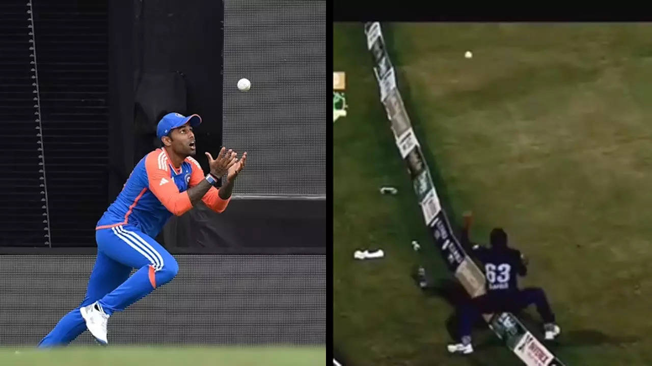 Pakistani Cricketer's Failed Attempt to Replicate Suryakumar Yadav's Catch Goes Viral