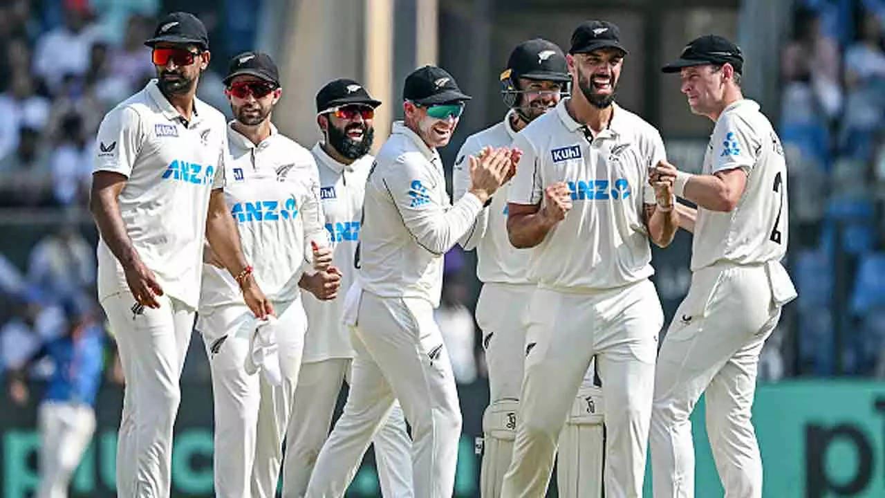 New Zealand Whitewashes India 3-0, Making History in Mumbai