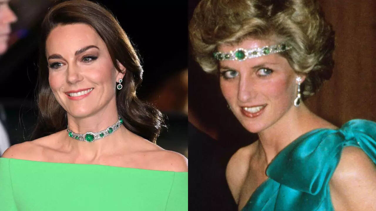 Kate Middleton Honors Princess Diana's Legacy with Iconic INR 14.56 Crore  Choker | - Times of India