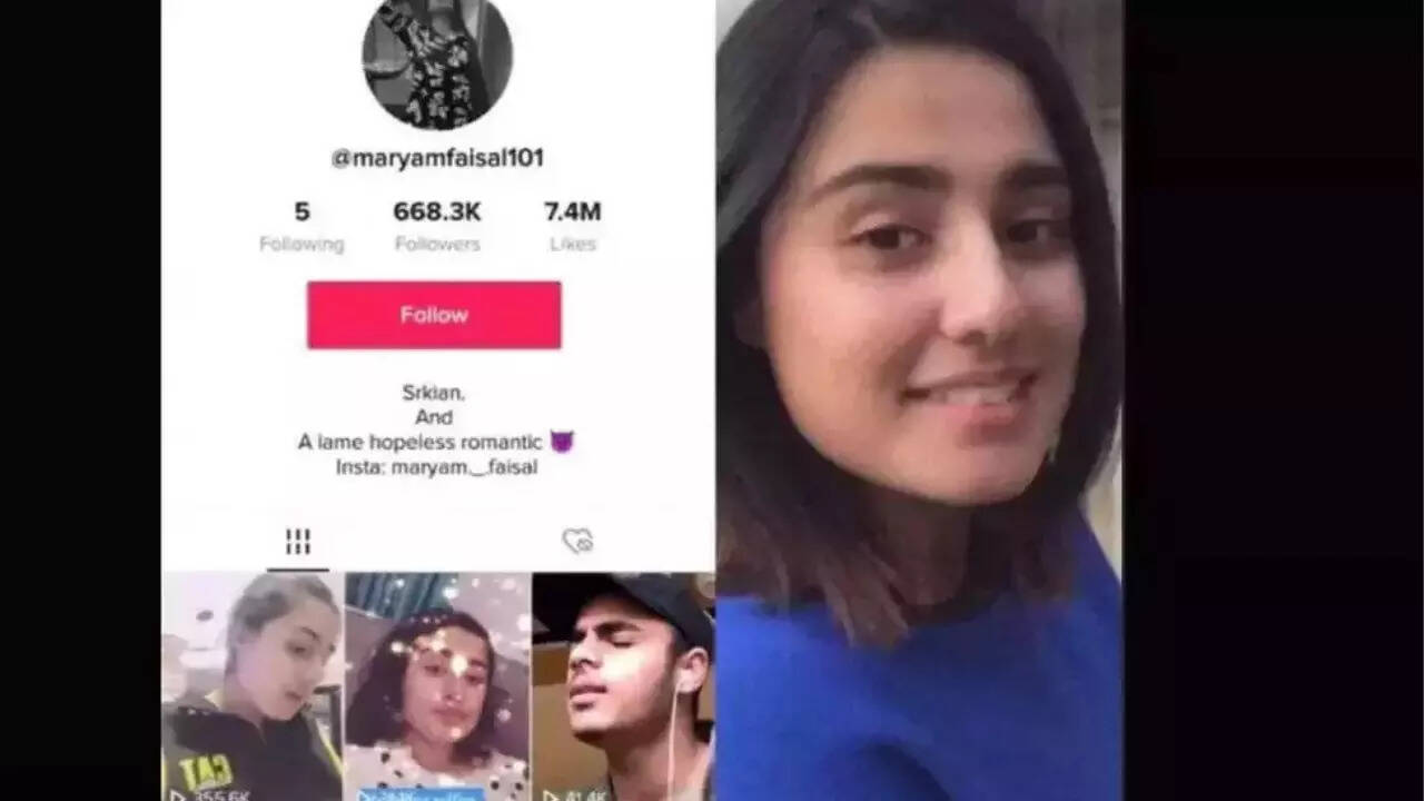 Who is Maryam Faisal? The fifth Pakistani TikTok influencer with leaked MMS  after Aftab, Malik, and Rehman | - Times of India