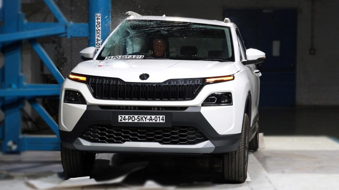 Skoda Kylaq Achieves 5-Star Safety Rating in Bharat NCAP Crash Tests
