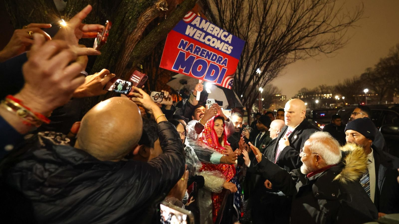 Prime Minister Narendra Modi Receives Warm Welcome at Blair House