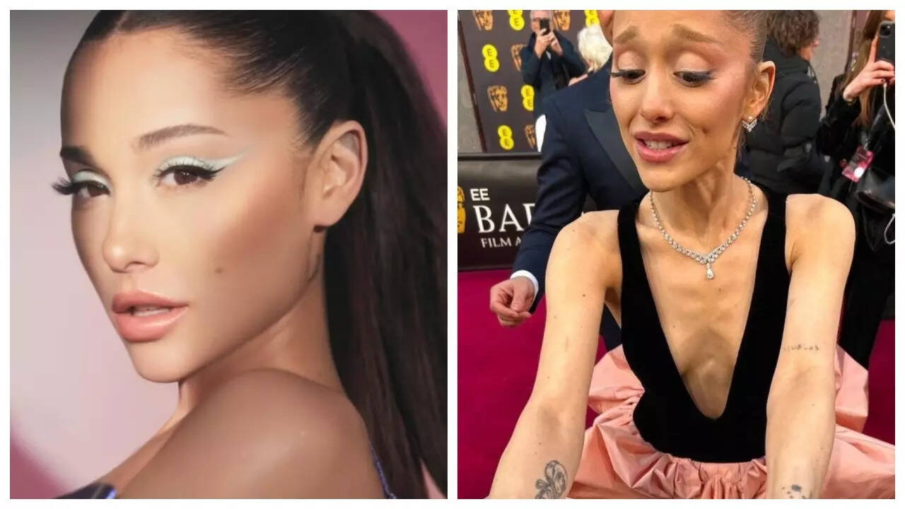 Is Ariana Grande okay?: Fans ask after 'Wicked' star's BAFTA appearance  sparks health concerns | - The Times of India
