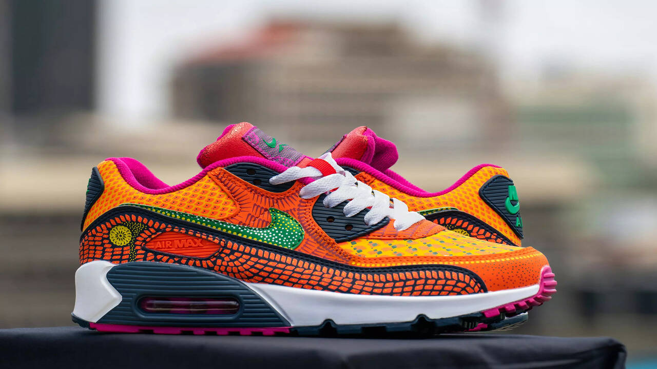 Nike Multicolor Orange Yellow Purple Knit Low-Top Sneakers Nike Book 2 “Sunburst” main image 2