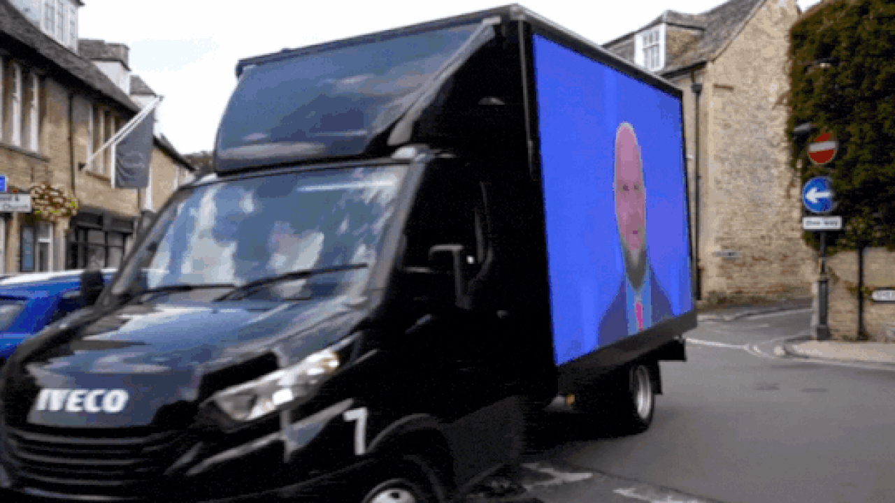 Meme revived: Van in UK town displays altered image of JD Vance – watch  video - Times of India